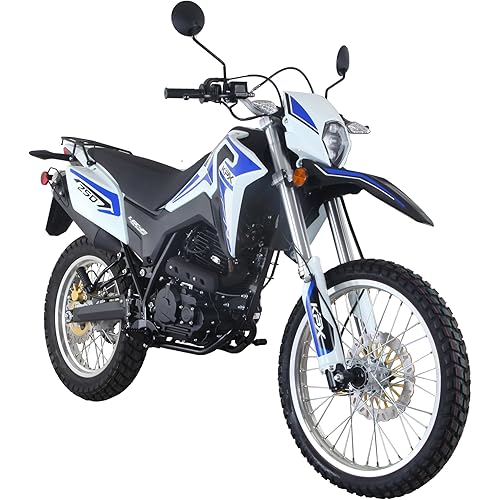 LIFAN KPX 250 Dual Sport Enduro Motorcycle, 2-Year/12,000-Mile Warranty, KLX On-Road & Trail Dirt Bike, LED Lighting, 21/19" Wheels, Fuel-Injected, 6-Speed Manual Transmission, Built by LIFAN