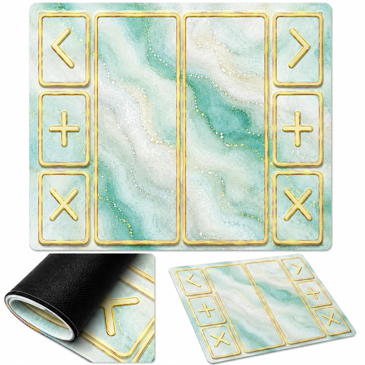 Squishy Trading Mat, 16x18 Inch Fidget Board with Accept & Decline Zones