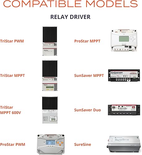 Miniatura 8 de Morningstar Relay Driver (RD-1) - Módulo lógico programable - Proporciona funciones de control del sistema de alto nivel, incluyendo alarmas de alto