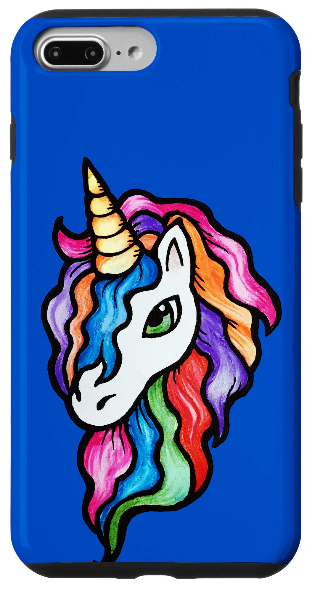 iPhone 7 Plus/8 Plus Retro Rainbow Unicorn Case