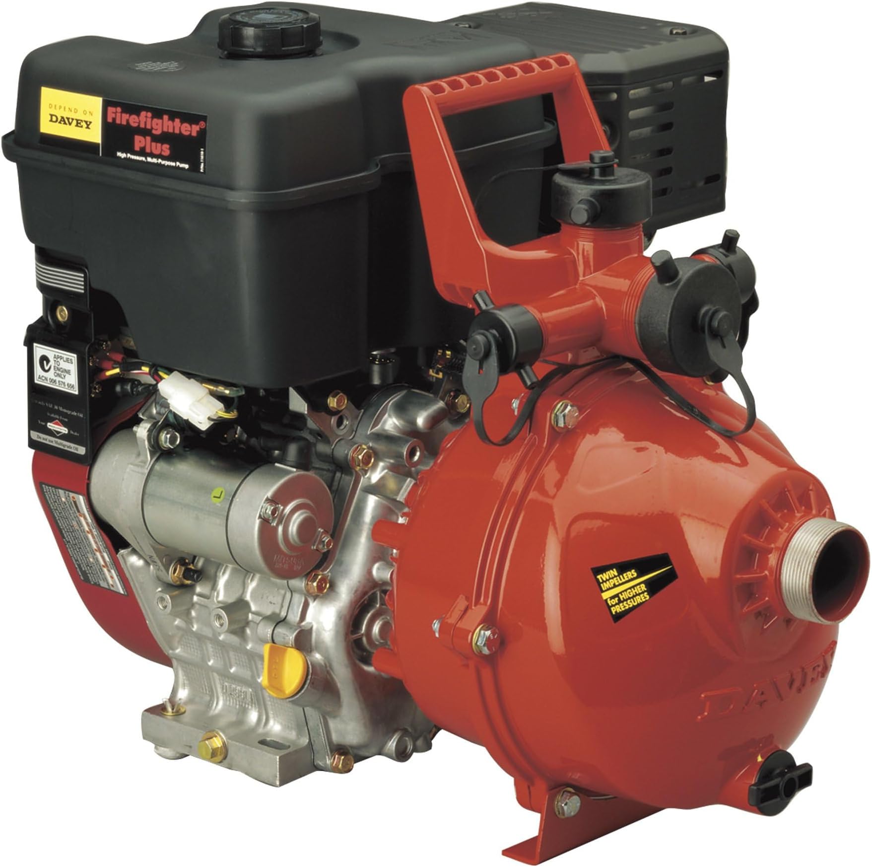 Pump, Davey Firefighter 5 Two Stage 10hp B&S Vanguard…
