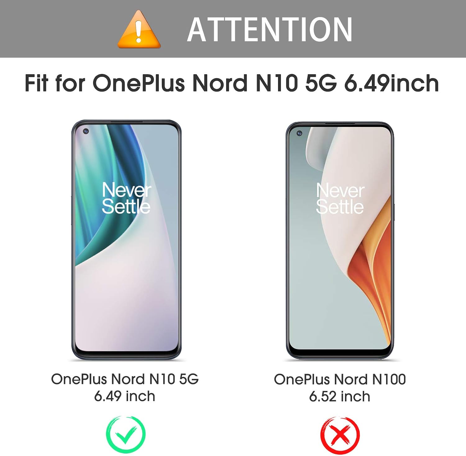 [3 pack] OMOTON Screen Protector for OnePlus Nord N10 5G Tempered Glass Screen Protector [High Definition] [Anti Scratch] [Bubble Free] [Easy Installation]