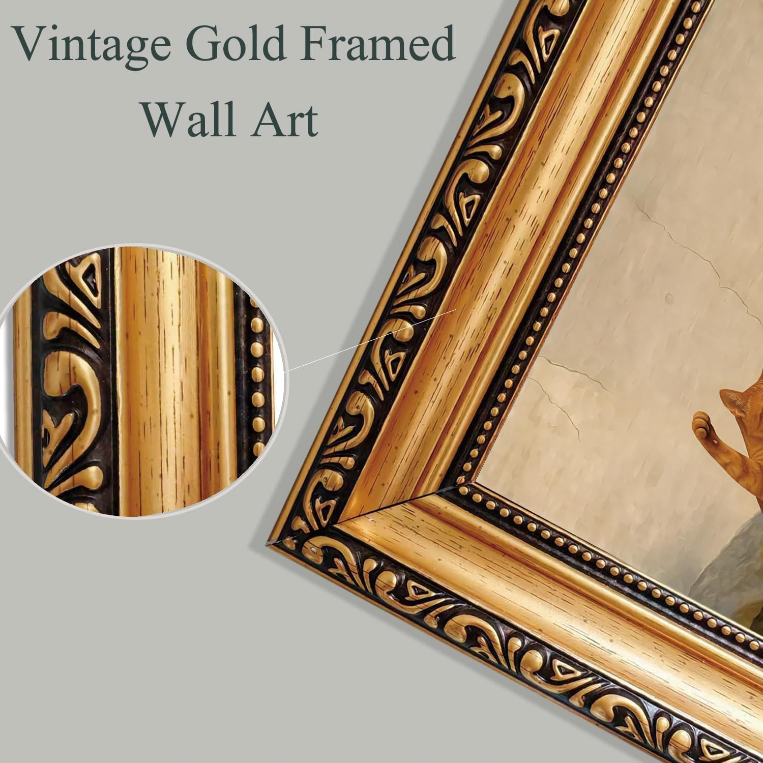 Funny Cat Wall Art Creation Of Adam Cat Canvas Print Renaissance Wall Decor image 5