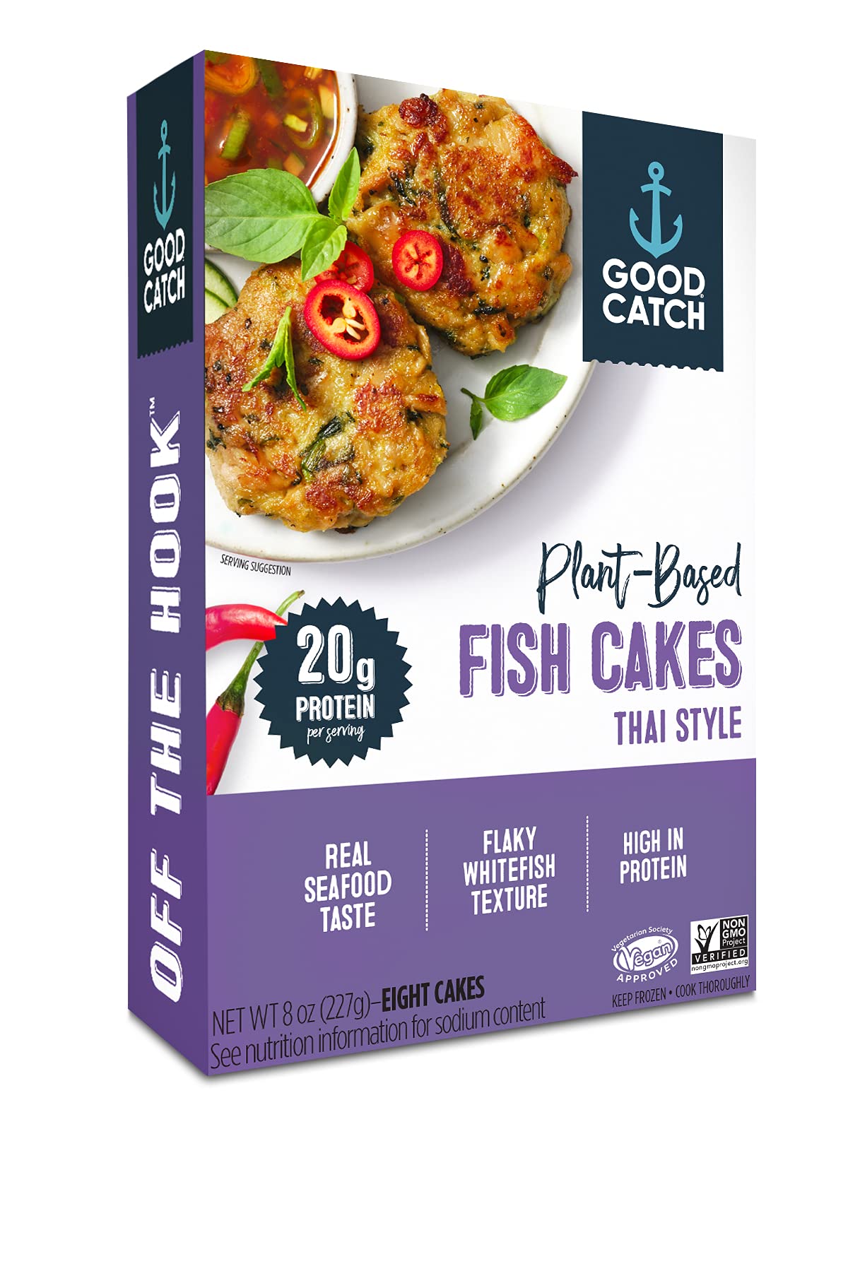 Good Catch PlantBased Seafood Frozen Variety Pack 6 Boxes of Vegan and Vegetarian Crab Cakes