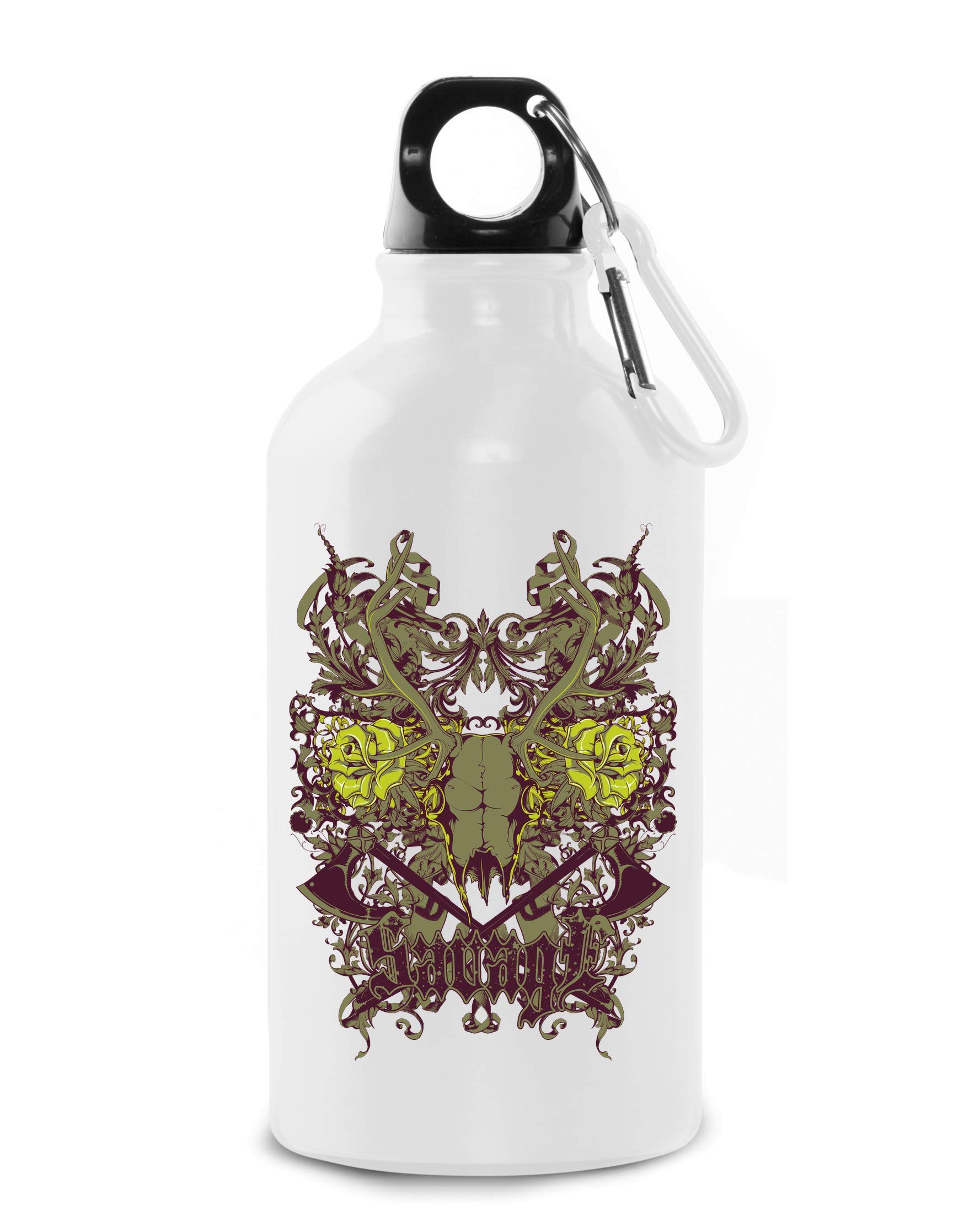 Trophy Hunter Savage Axe Art Tourist Water Bottle