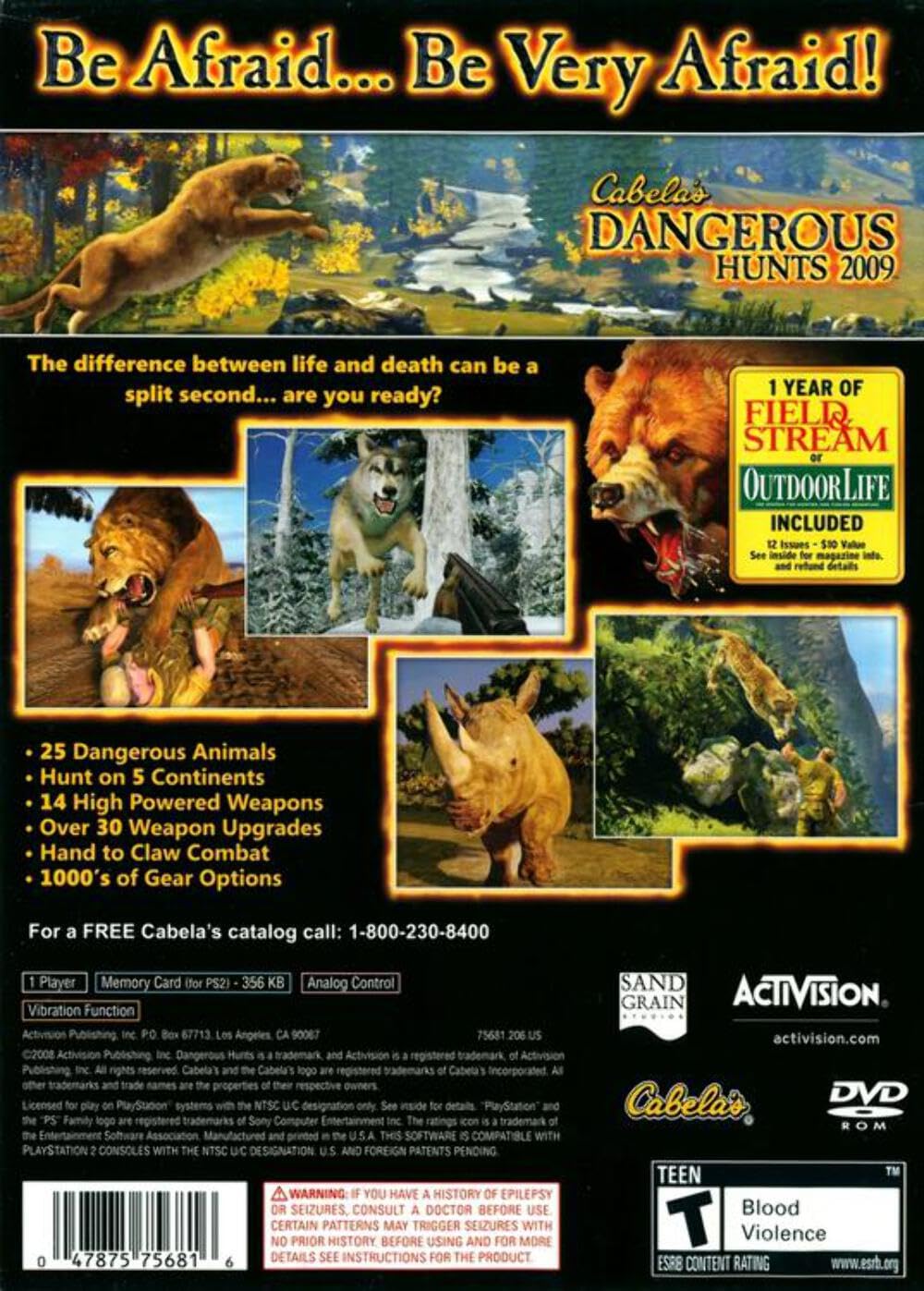 その他 Cabelas Dangerous Hunts 09 6g7v4d0 Amazon.com: Cabela's Dangerous Hunts '09 - Playstation 3