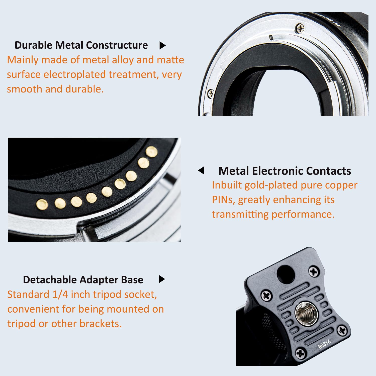 Amazon.com : EF-EOS M Lens Adapter Auto-Focus Lens Converter Ring