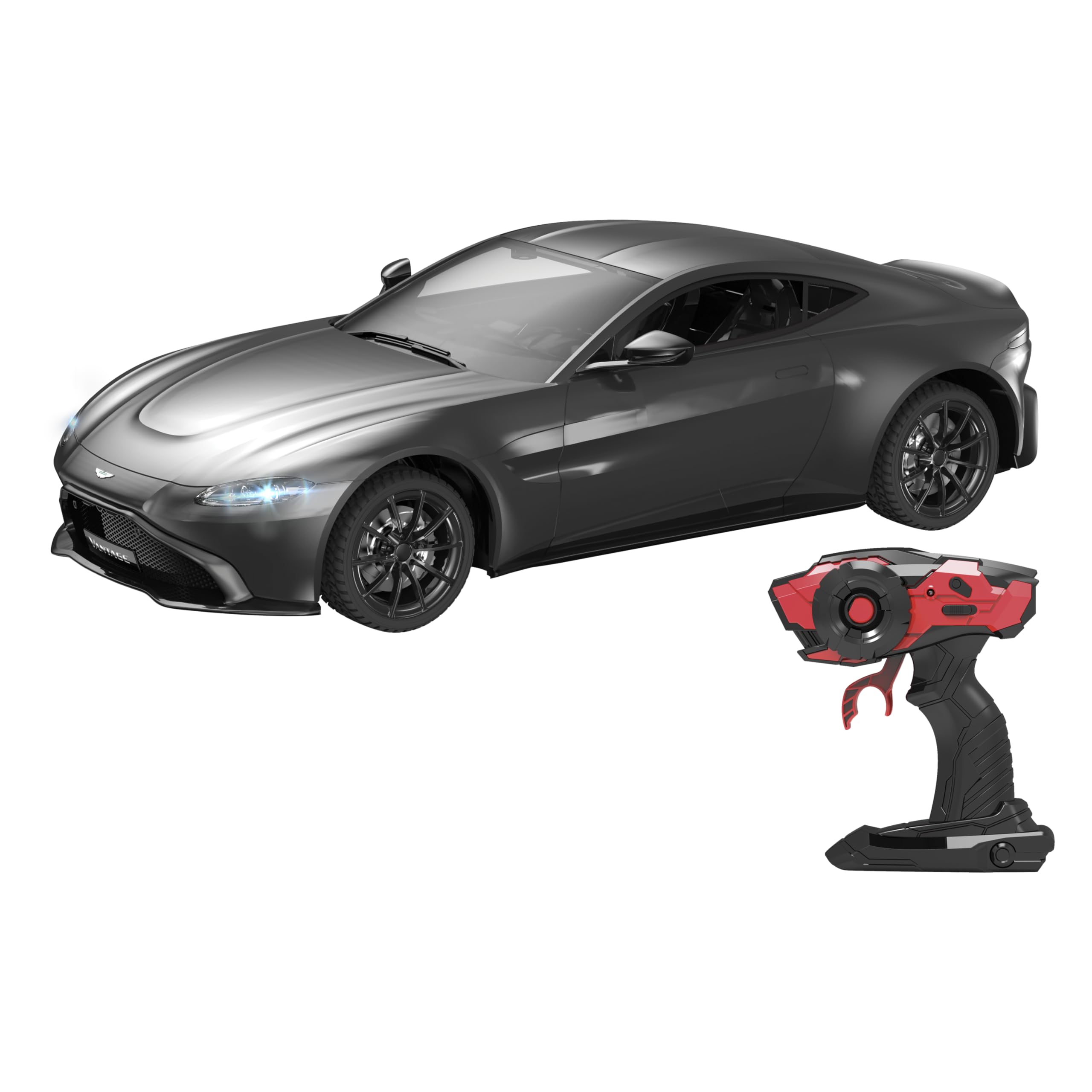 Silverlit – 4Speed – Aston Martin 1:14 Zdalnie sterowany samochód – RC dla dzieci 2,4 GHz – Przednie i tylne światła – Zdalnie sterowany pojazd prędkość 15 km/h – RC ładowany