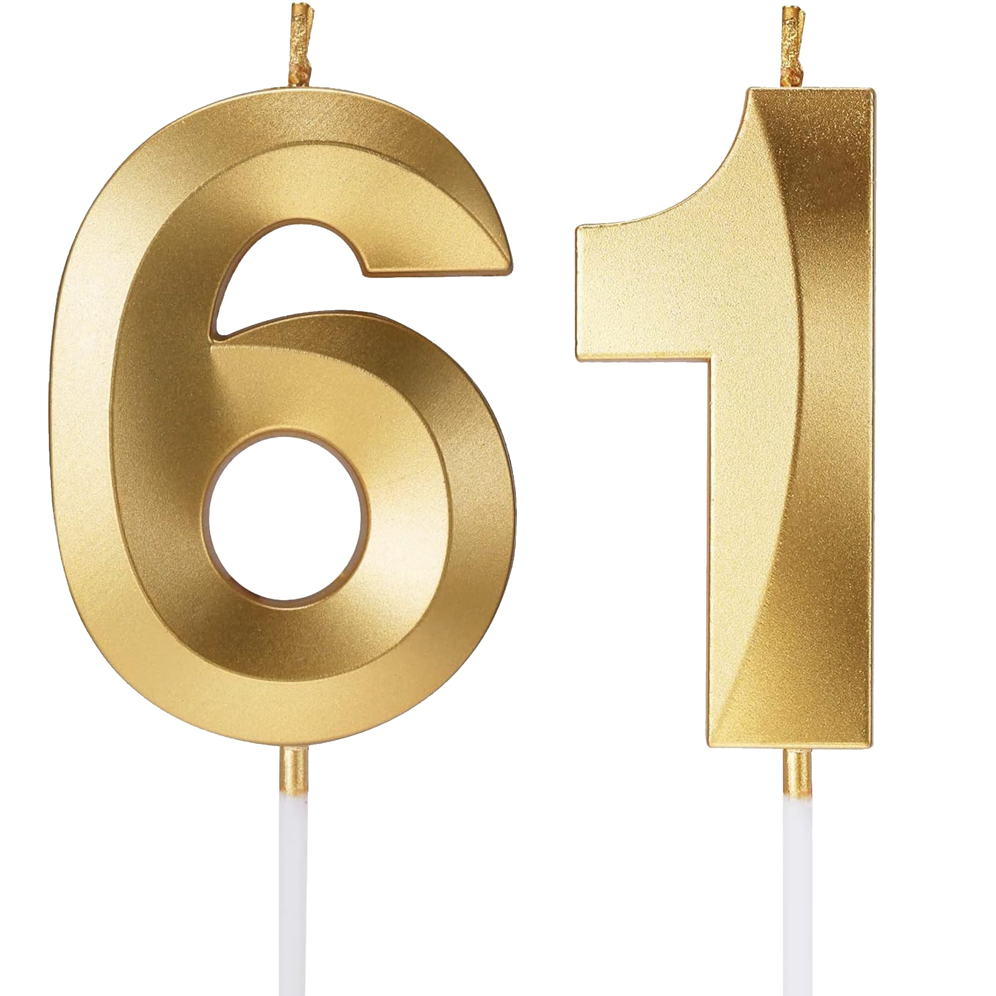 Birthday Candles Number Candles Age Year for Cakes Happy Birthday 3D Designed Wedding Anniversary Party Cake Topper Decorations