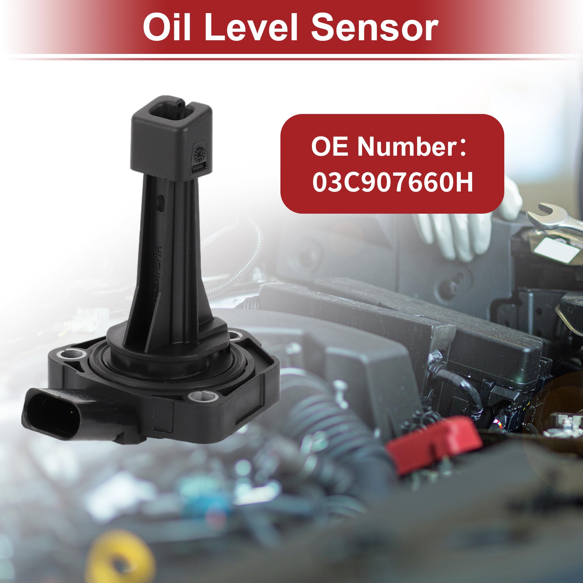 A ABSOPRO Sensor De Nivel De Aceite Del Motor Para Audi A3 2009-2013 1 Pc
