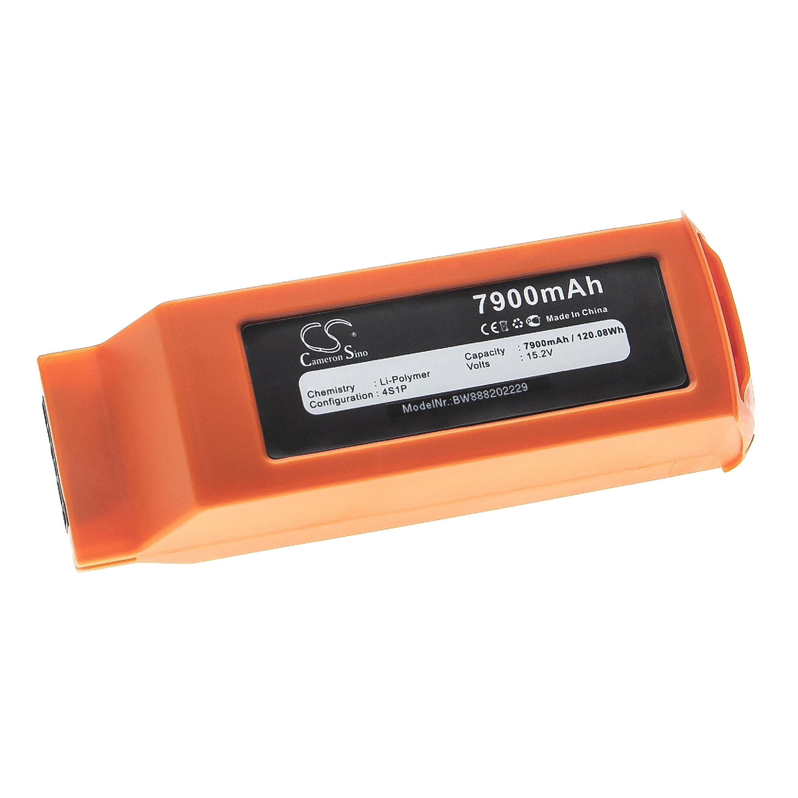 battery yuneec h520 hexacopter 7900mah 152v li-poly