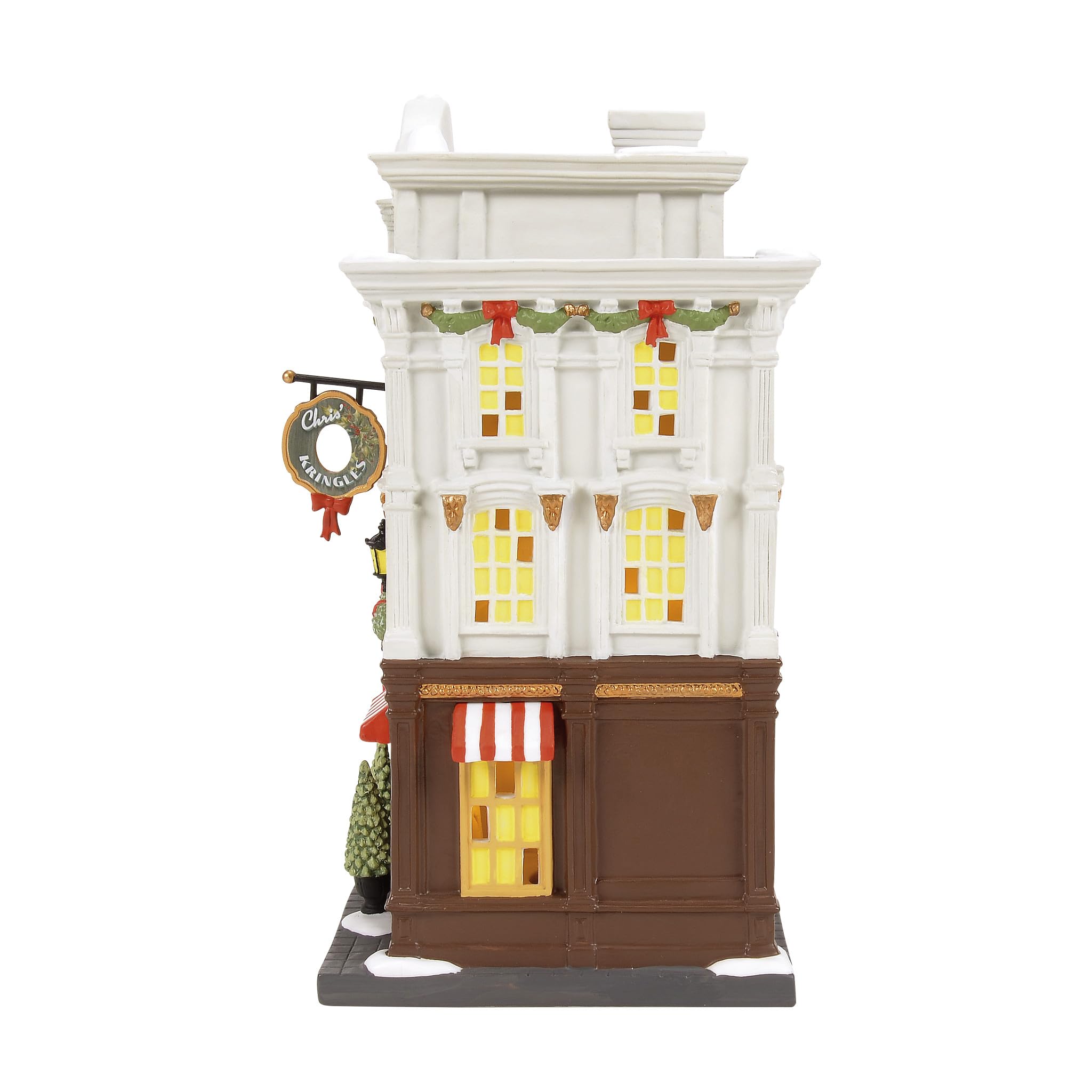 Department 56 Christmas in The City Village - Edificio Illuminato di Chris Kringles, 20 cm, Multicolore