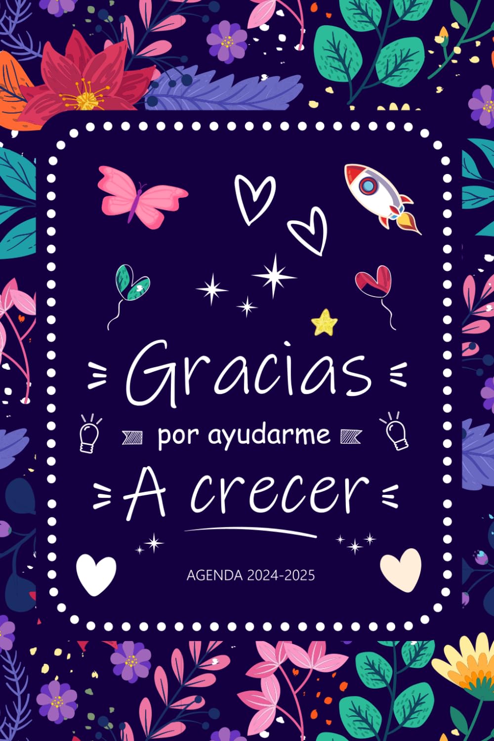 Agenda Profesora 2024 2025 A5: Regalo para maestra de infantil primaria | planificador semanal y mensual | una semana en dos páginas | 12 meses | agosto 2024 a Julio 2025 | cuaderno del profesor