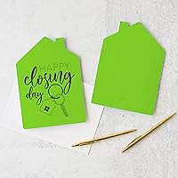 Vista 4 de Set of "Happy Closing Day" Greeting Cards Envelopes Included 4-GC002
