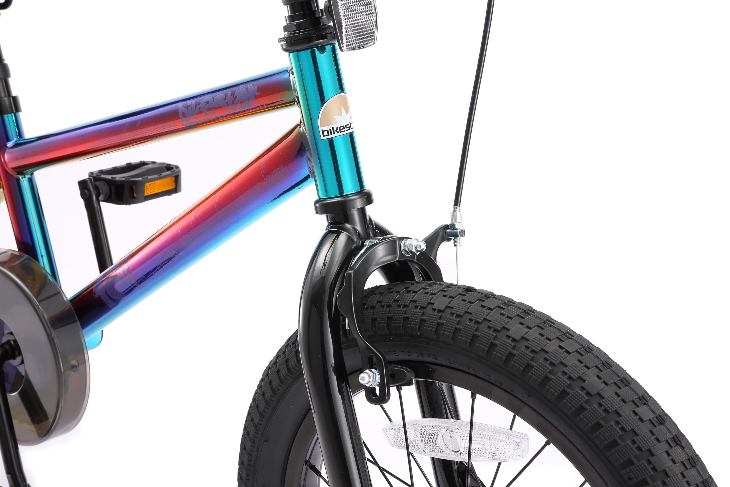 BIKESTAR Vélo Enfant pour Garcons et Filles de 4-5 Ans | Bicyclette Enfant 16 Pouces BMX avec Freins