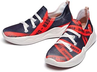 UIN Women's Fashion Sneakers Lightweight Walking Casual Slip Ons Comfortable Art Painted Athletic Travel Shoes