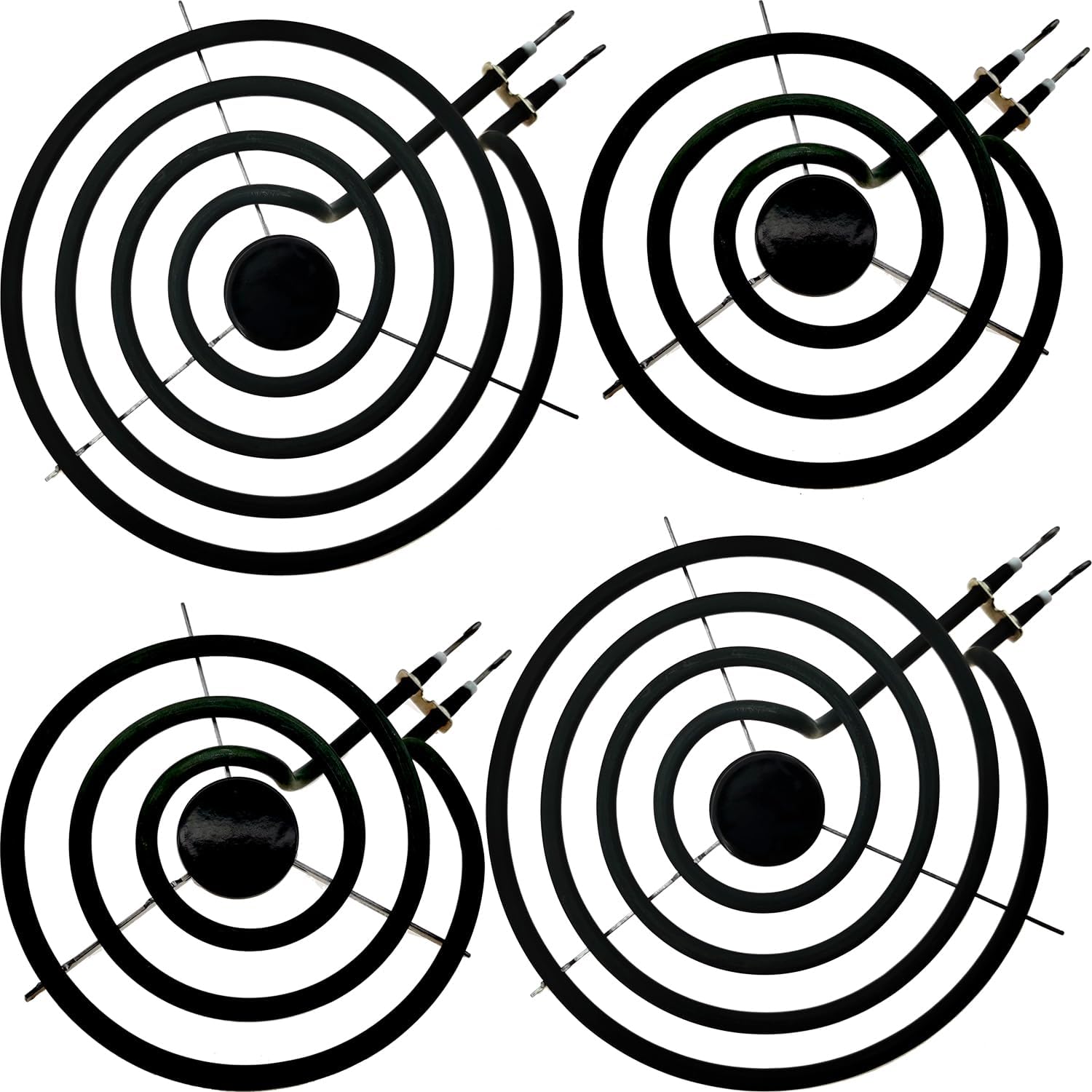 Electric Range Burner Element Unit Set MP22YA By TOP-HEAER, Replacement for Hardwick & Kenmore & Maytag & Norge & Whirlpool Electric Range Stove, 6" MP15YA（233000）& 8" MP21YA（233250） 4 Pack