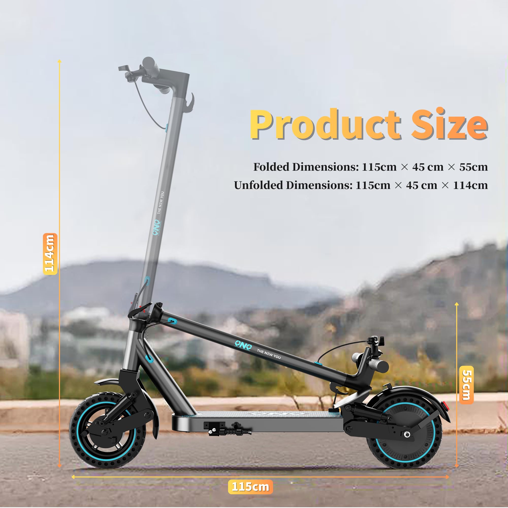QnQ Trottinette Électrique Adulte Tout Terrain Puissante Moteur 800W, Batterie 10,4Ah, Autonomie 30-40KM Trotinette Electrique Ultra Légère Double Suspension Scooter Électrique Adulte
