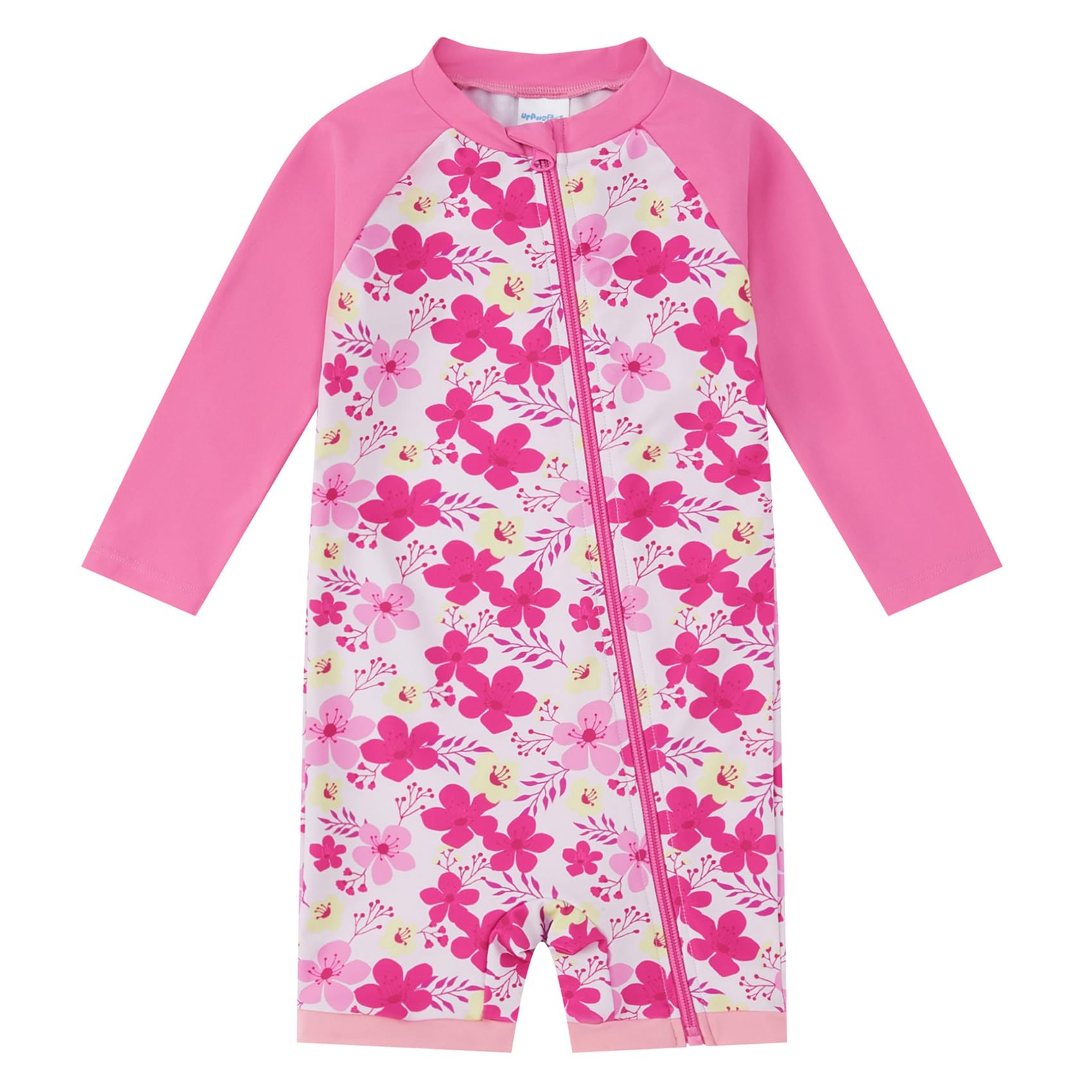 Costume da Bagno per Bambino/Ragazza con Protezione Solare UPF 50+ Costume da Sole a Manica Lunga con Cerniera Completa per Neonato (3-36 Mesi)