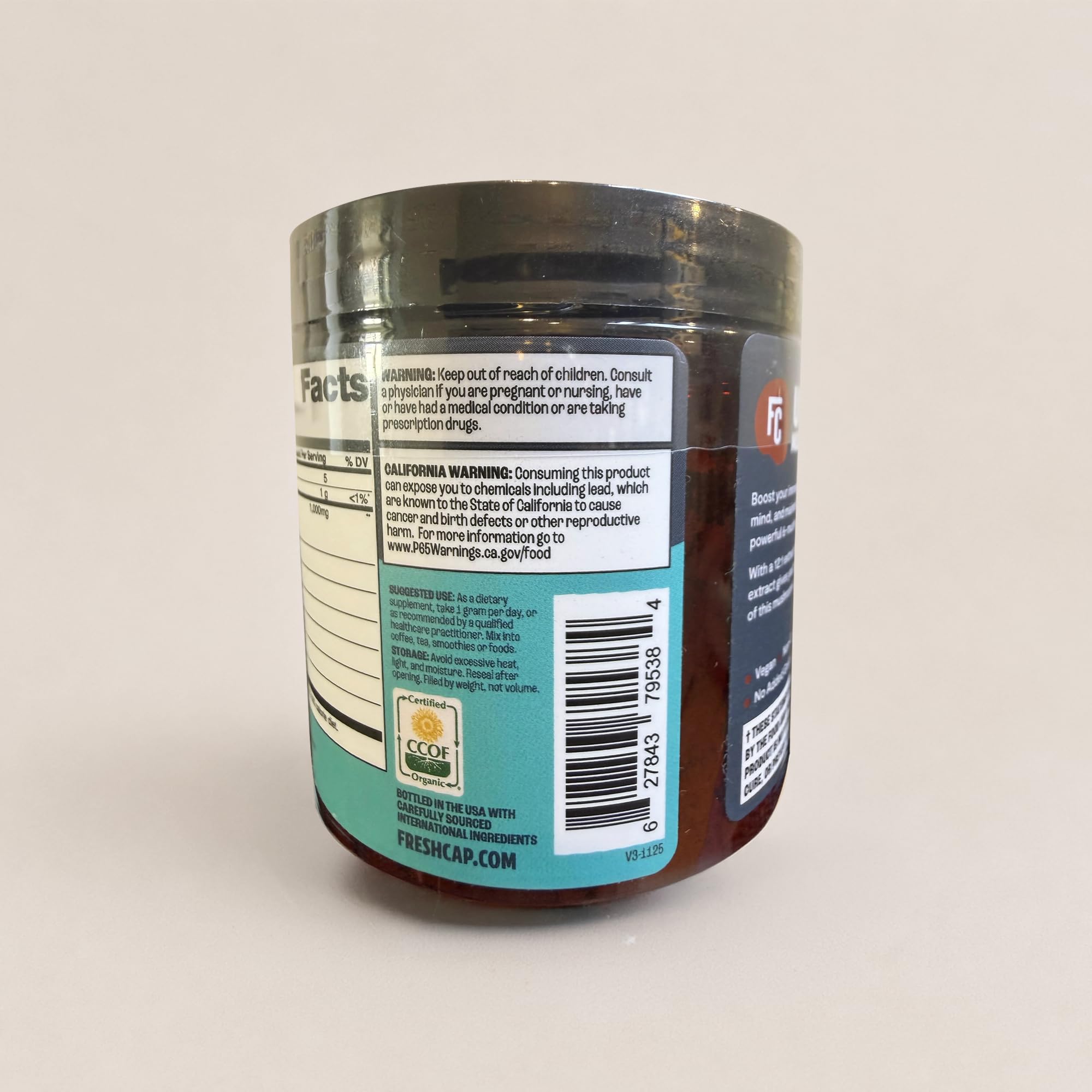 FreshCap Mushrooms Powder - Ultimate Mushroom Complex, 60 Servings — Amazon image 11