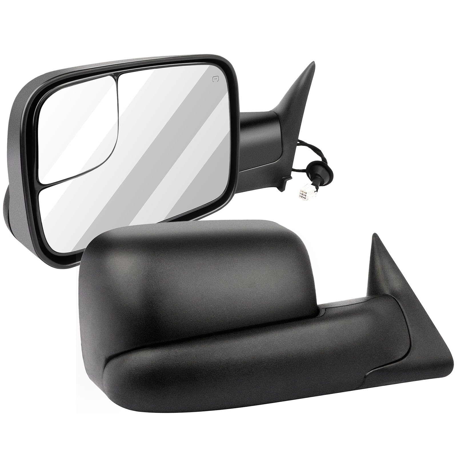 View 1 of **Pic for Reference** OCPTY Towing Mirrors for Dodge Ram 1998-2002