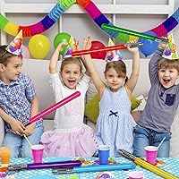 Vista 7 de 13 piezas inflables de espada de sable de luz, espadas inflables de sable de luz para fiestas temáticas de Star Wars, juguetes de espada inflables