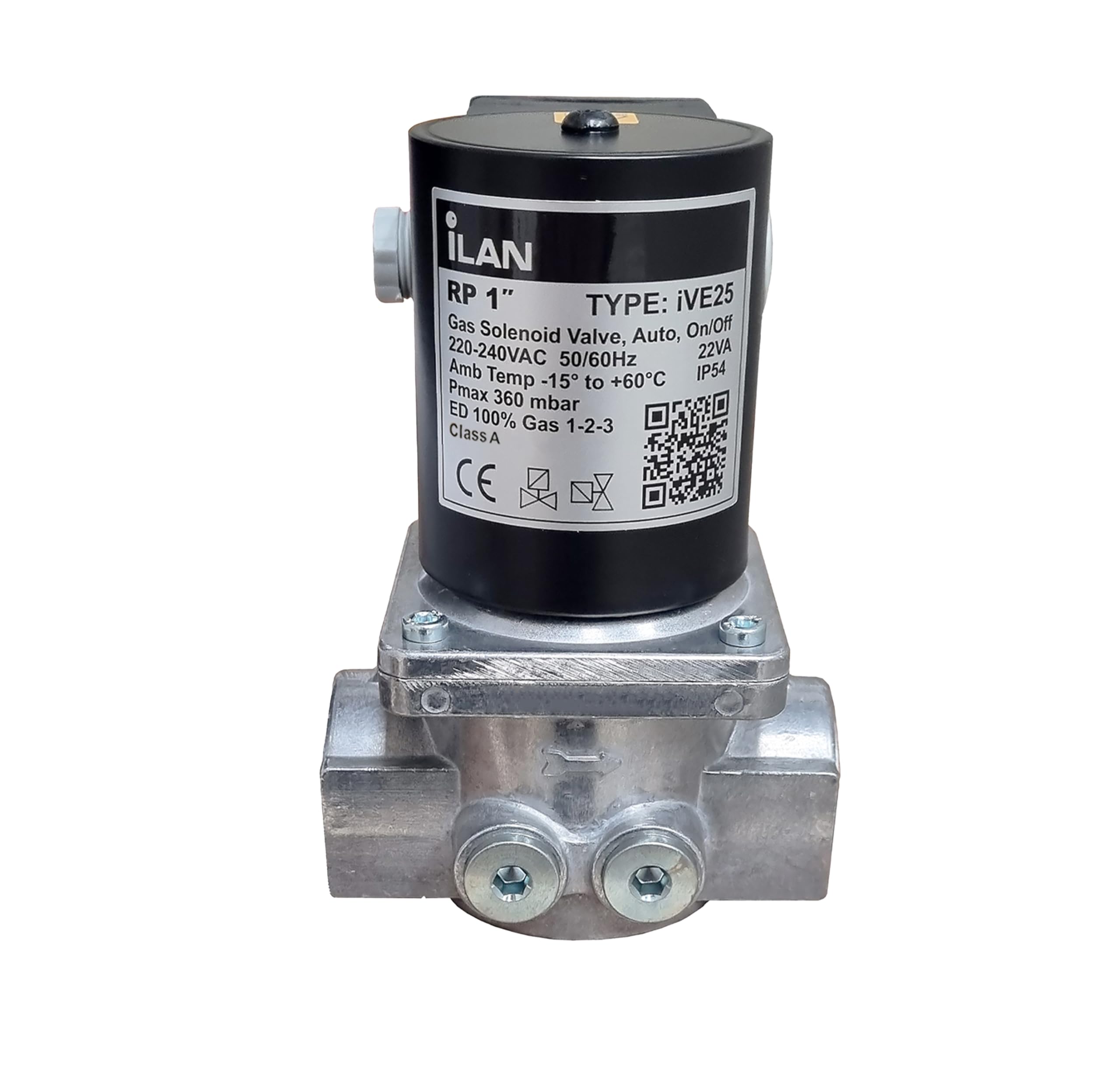 iLAN Kit de sistema de bloqueo de gas, paquete completo, incluye válvula solenoide de gas de 28 mm