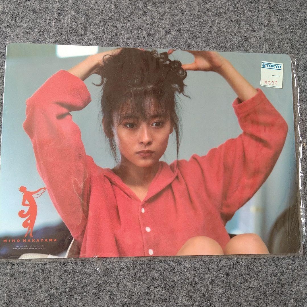 Amazon.co.jp: アイドル 渡辺美奈代/中山美穂 下敷き 当時物 2枚セット