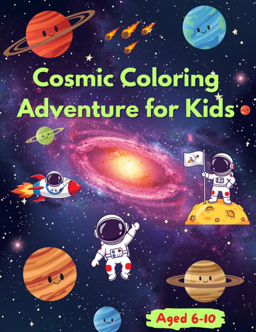 Cosmic Coloring Adventure for Kids: Journey Through the Wonders of Space