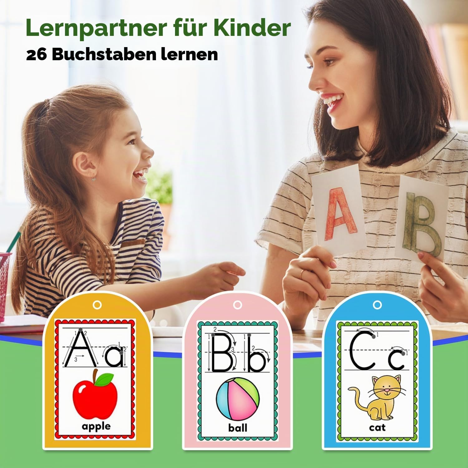 Kinder Handy Smartphone mit 1080P HD Dual Kamera aufnehmbar Video, 3.97" Zoll Touchscreen Digitalkamera für 3–12, Kinder Smart Phone Kinderhandy für Geburtstagsgeschenk (Grün)
