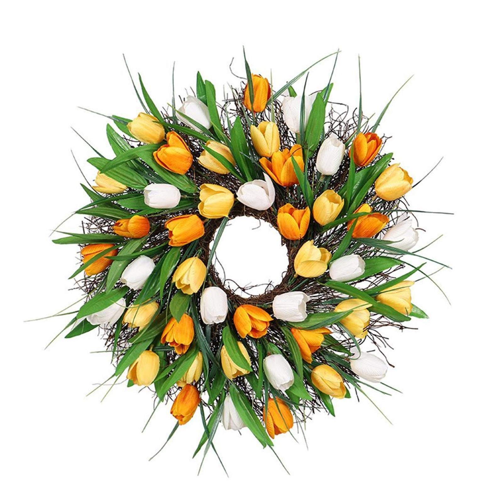 Guirlande décorative d'été artificielle avec de magnifiques fleurs de tulipes