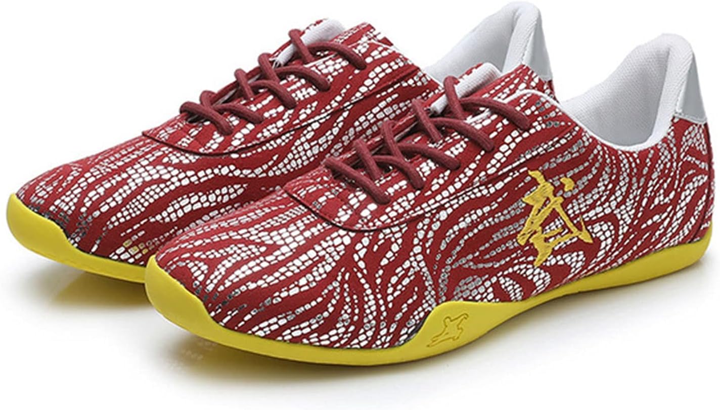 Taekwondo Shoes, Breathable Martial Arts Sneakers, Sport Boxing Kung Fu Taichi Lightweight for Adults and Children