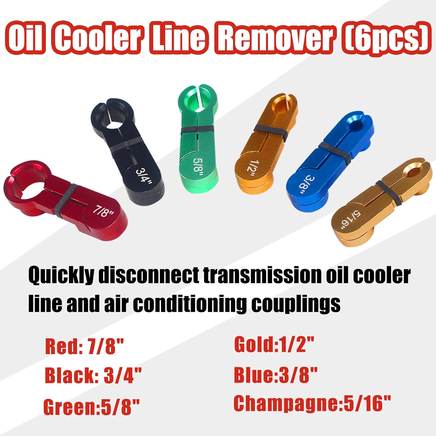 25PCS Fuel Line Disconnect Tool Master Quick Disconnect Tool Kit