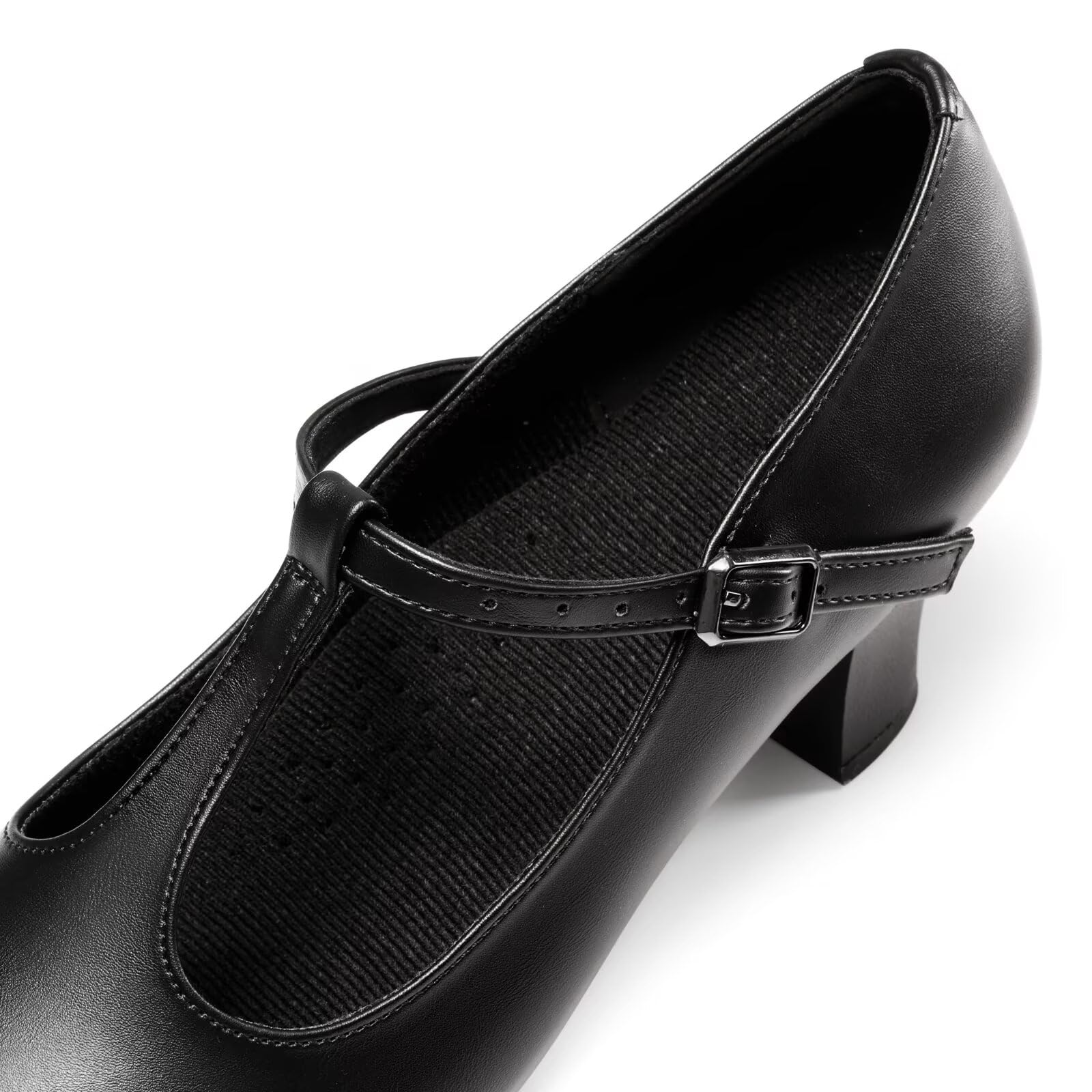 Scarpe da donna T-Strap Punta chiusa Latina Salsa Tango Danza Pratica Scarpa Studente Footlight Scarpe da ballo