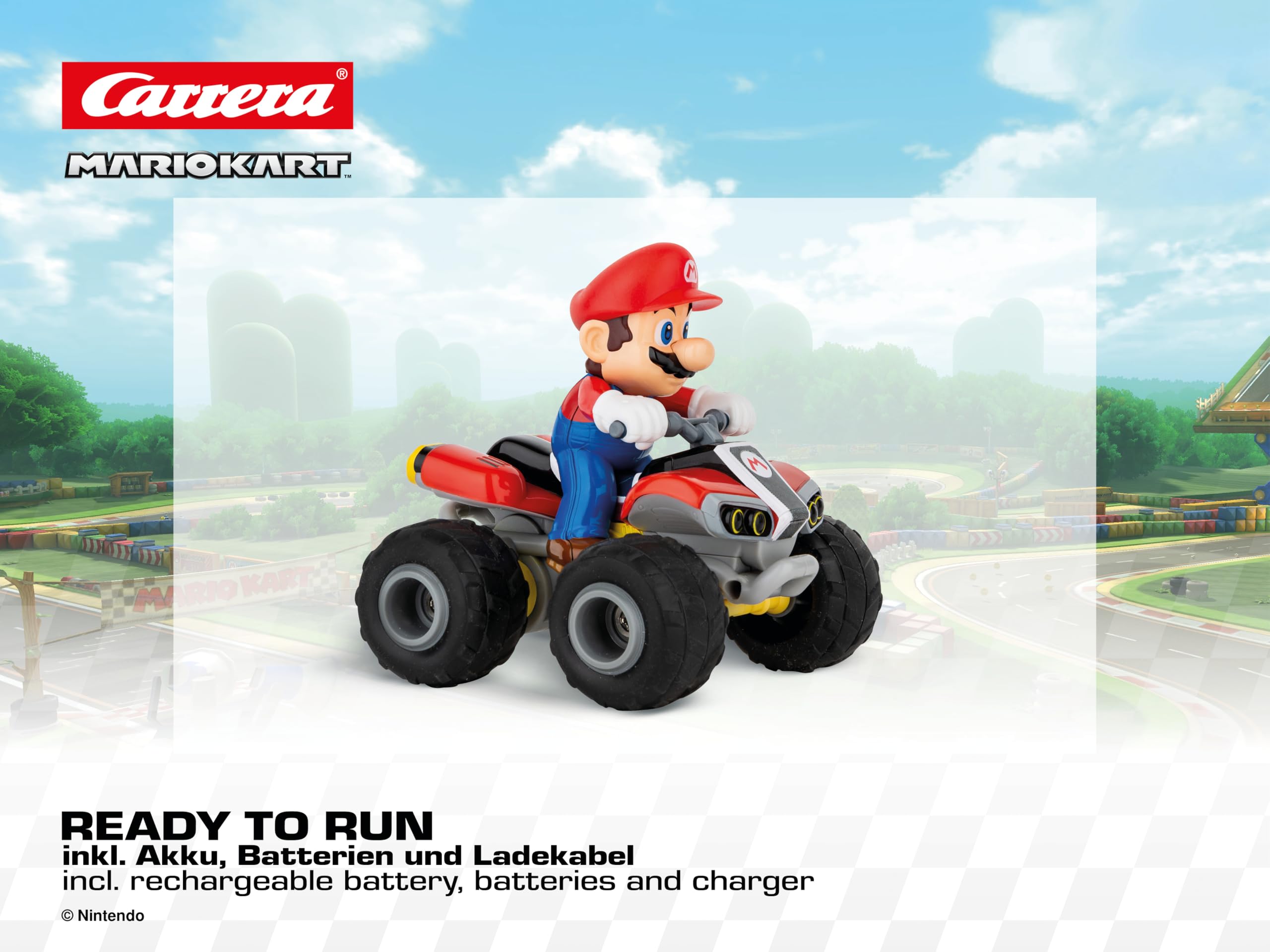 Carrera - 370400020-2,4 GHz Mario Kart, Mario - Quad 1:40