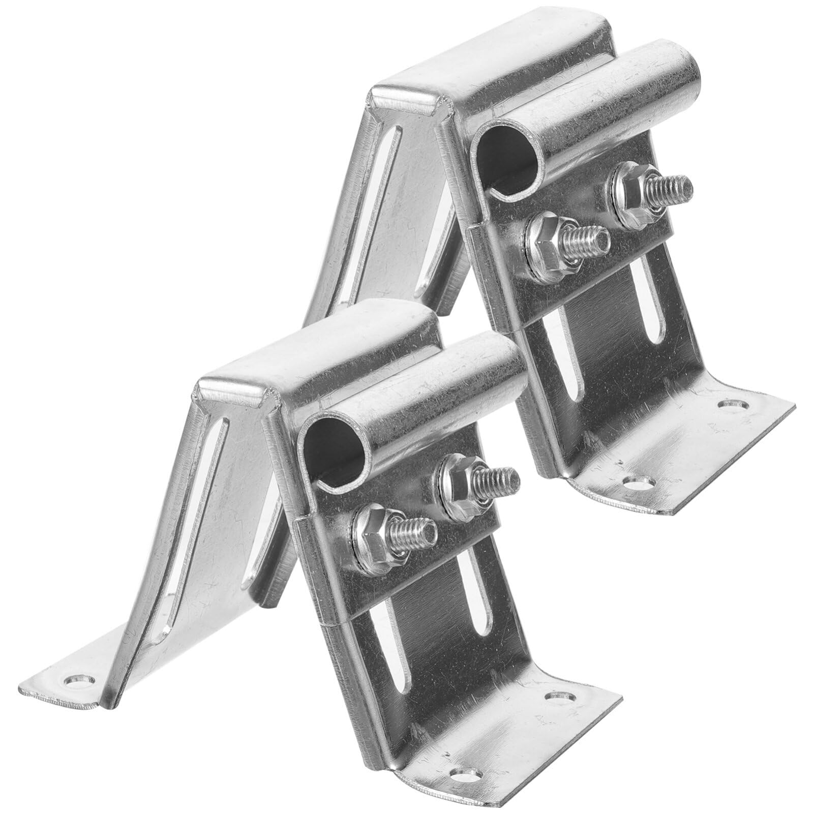 Uonlytech 2 Piezas Soporte Para Puerta De Garaje Partes De La Puerta Del Garaje Soporte De Rodillo Superior Ajustable Acero Galvanizado Paquete Rueda De Desplazamiento