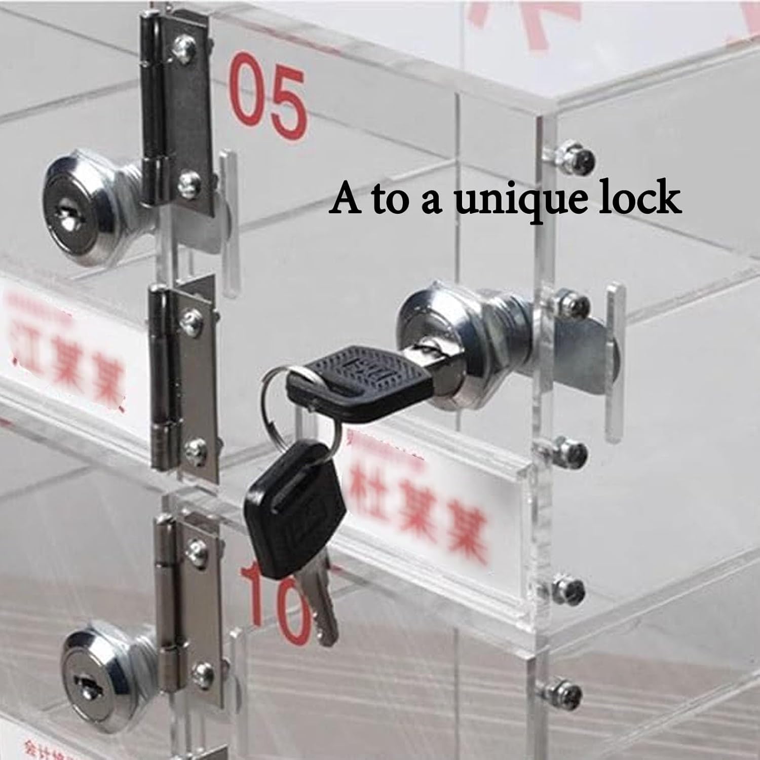 JKGHK Slots Cell Phone Locker Box, Wall-Mounted Cell Phones Lock Box with Keys, Acrylic Clear Phone Storage Locker with Doors, for School, Office, Classroom, Factory(12Grids)