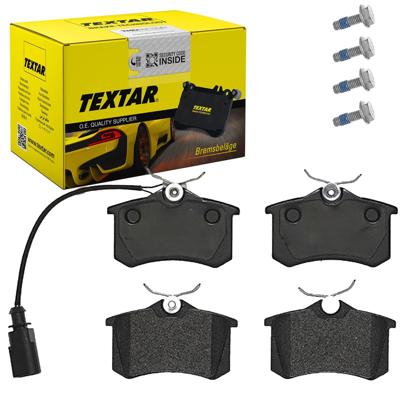 Textar Fren Balatası Arka-Fişli Auy-Asz VW Sharan 1.9TDI 1996-10 2355403