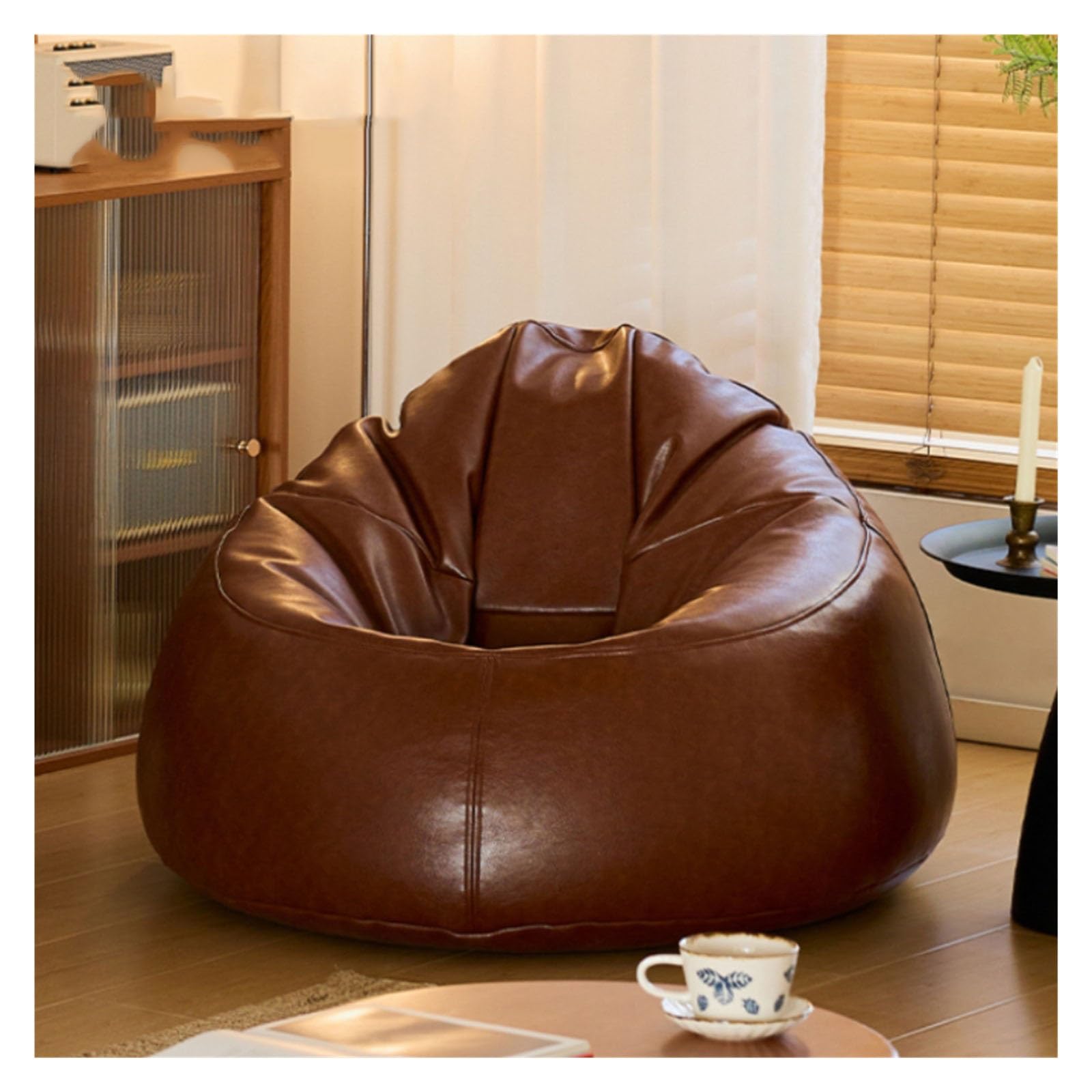 Pokrowiec na worek fasolowy ze sztucznej skóry(60cm CD-black)