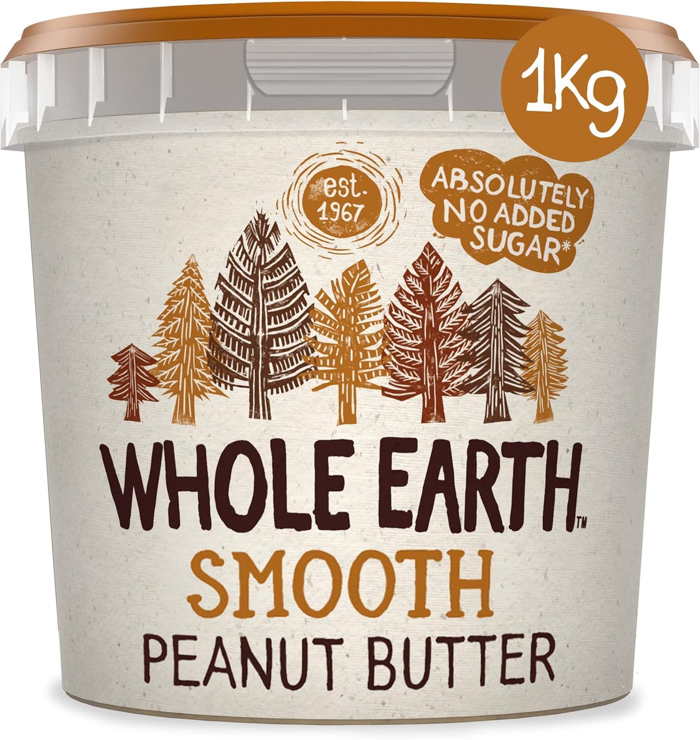 Whole Earth Peanut Butter Smooth, 1000g