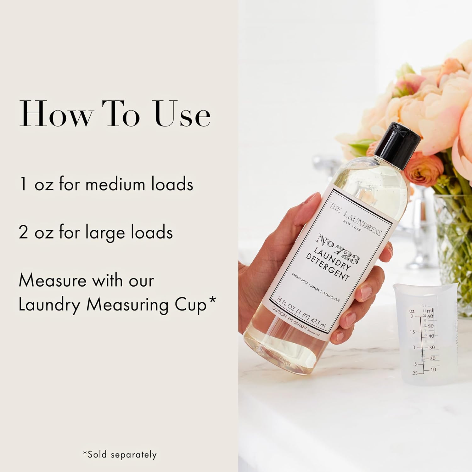 The Laundress No. 723 Laundry Detergent, Rose Inspired Scent, Concentrated Laundry Detergent Liquid, Tough on Stains, 16 oz. - Image 6