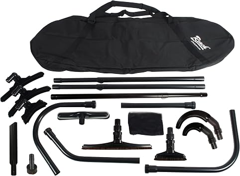 Cen-Tec Systems 93125B High Reach Vacuum Attach Kit with Carry Bag، 24 Ft، Black