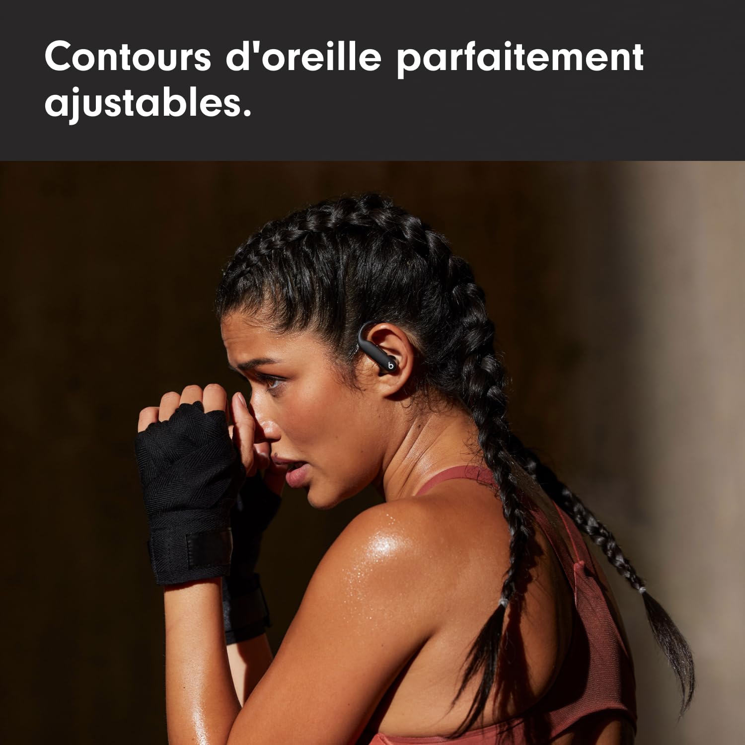 Beats Powerbeats Pro 2 Écouteurs Bluetooth sans Fil- Suppression du Bruit, Suivi de la fréquence Cardiaque, IPX4, Jusquʼà 45H avec Étui de Recharge, Compatible Apple & Android - Obsidienne