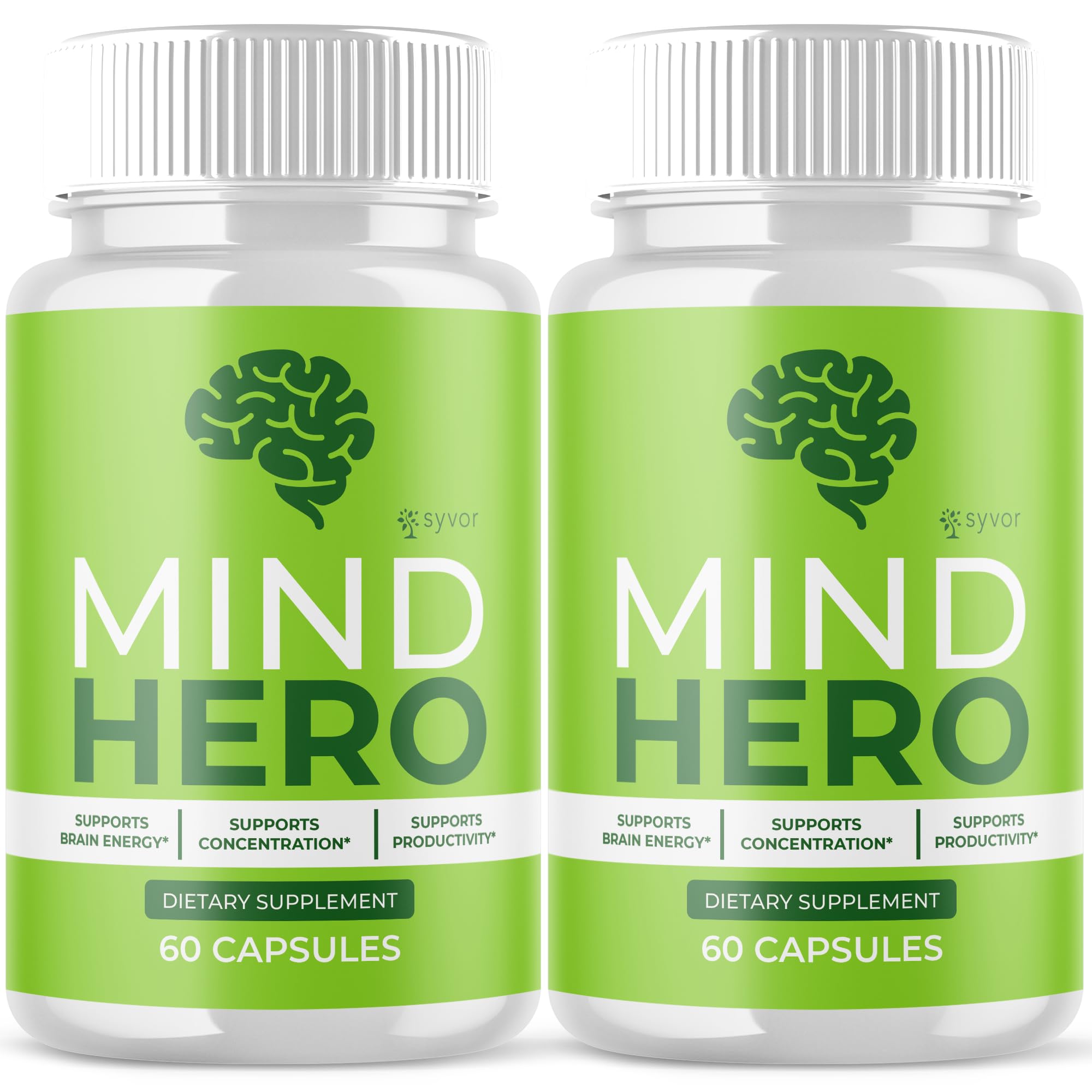 Amazon.com: (2 Pack) Mind Hero Capsules, Official MindHero Brain