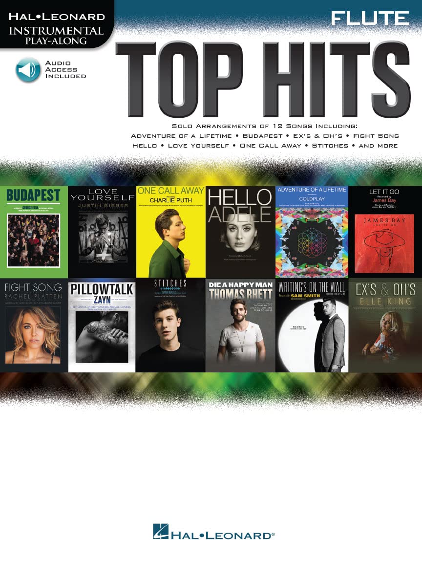 Hal Leonard Instrumental Play-Along: Top Hits - Flute (Book/Online Audio) (Includes Online Access Code)
