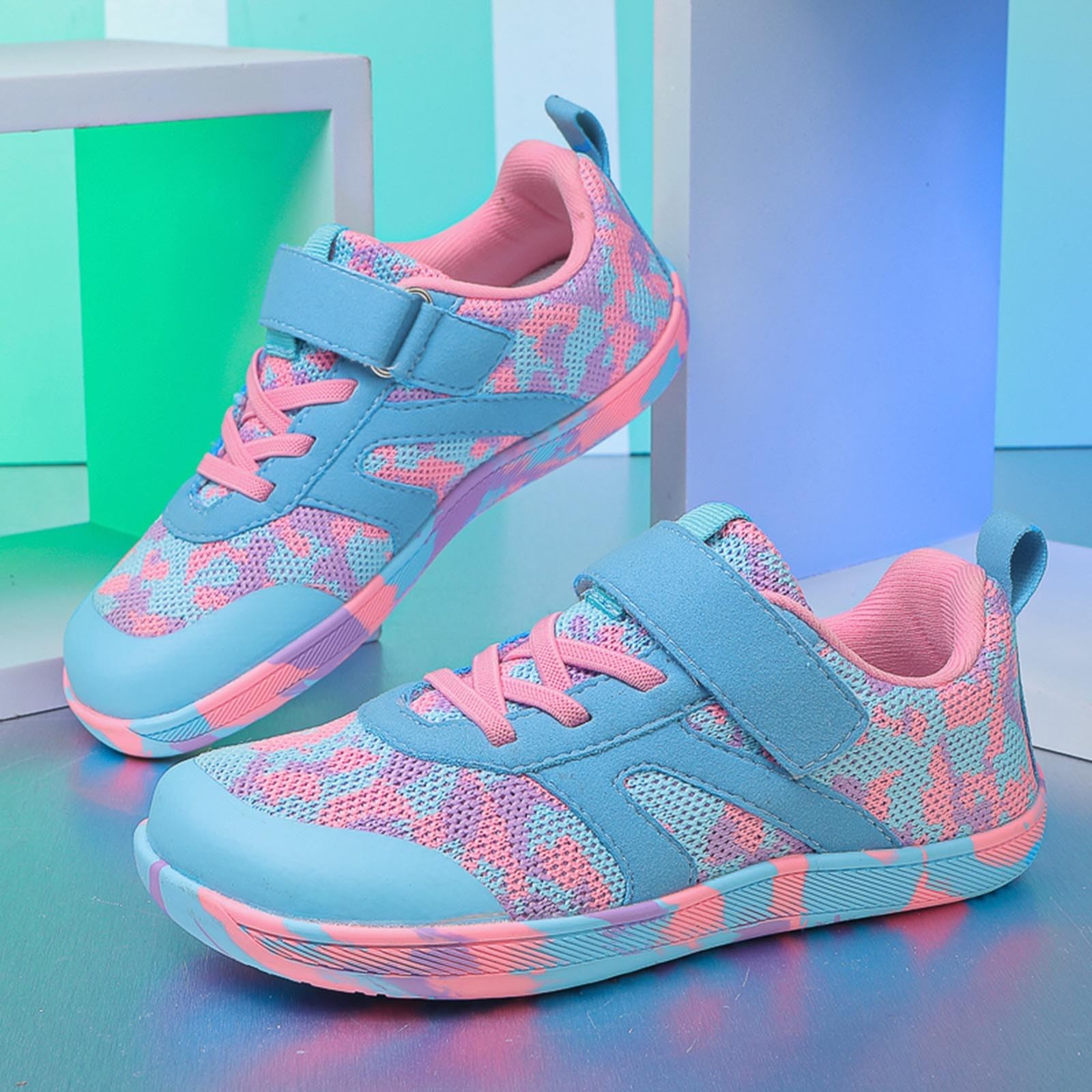 Générique Enfant Barefoot Chaussures de Garçons Filles Minimalistes de Trail Basket Légères Antidérapantes Respirantes Zero Drop