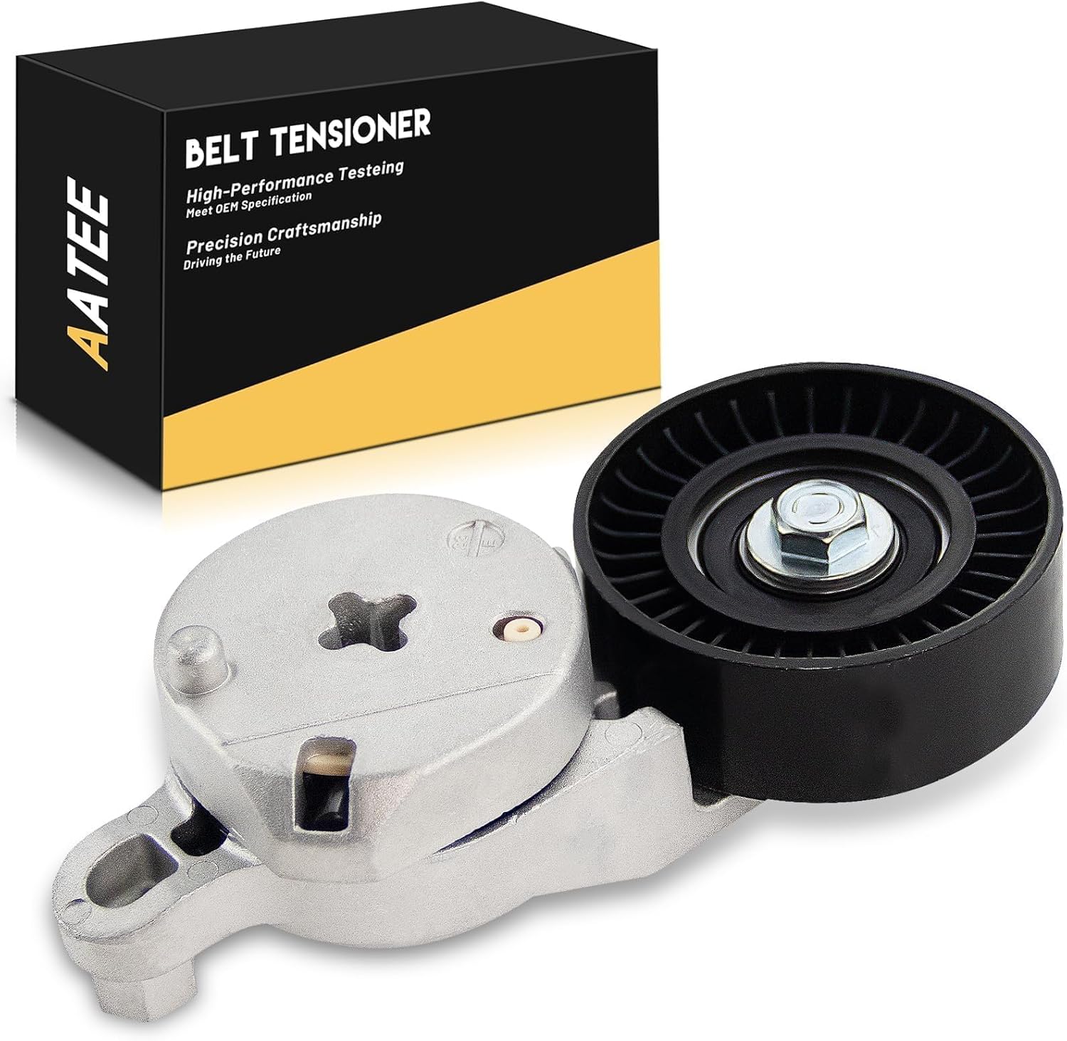 AATEE 39106 Belt Tensioner Assembly with Pulley For:-Toyota Camry 2012-2017, for:-RAV4 2009-2018, Highlander 2009-2019, Sienna Venza For:-Lexus NX300h 15-21 For:-Scion tc 11-16 OE# 1662036010
