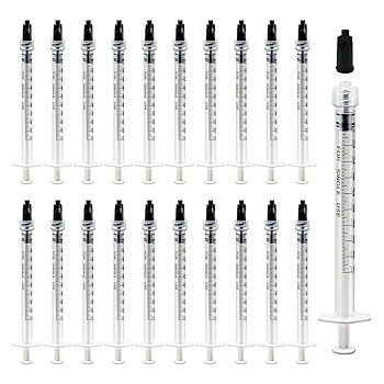 30只无针塑料注射器，带盖独立封装，适用于实验室和液体灌装