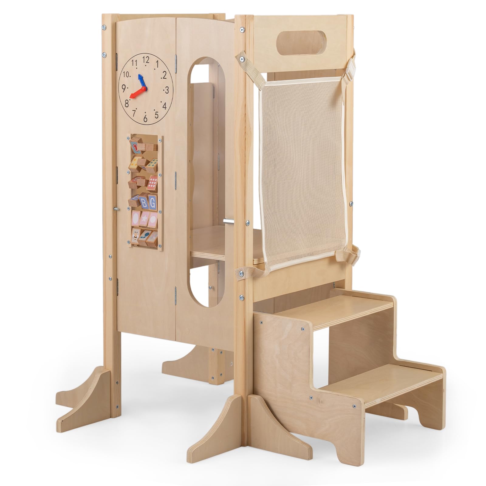 Amazon.com: Costzon 4-in-1 Toddler Step Stool with Chalkboard