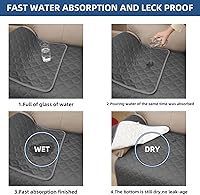 Vista 5 de Eismodra Fundas impermeables para sillas reclinables, cojines de asiento reclinables, funda de sofá antideslizante para perros y mascotas, protector